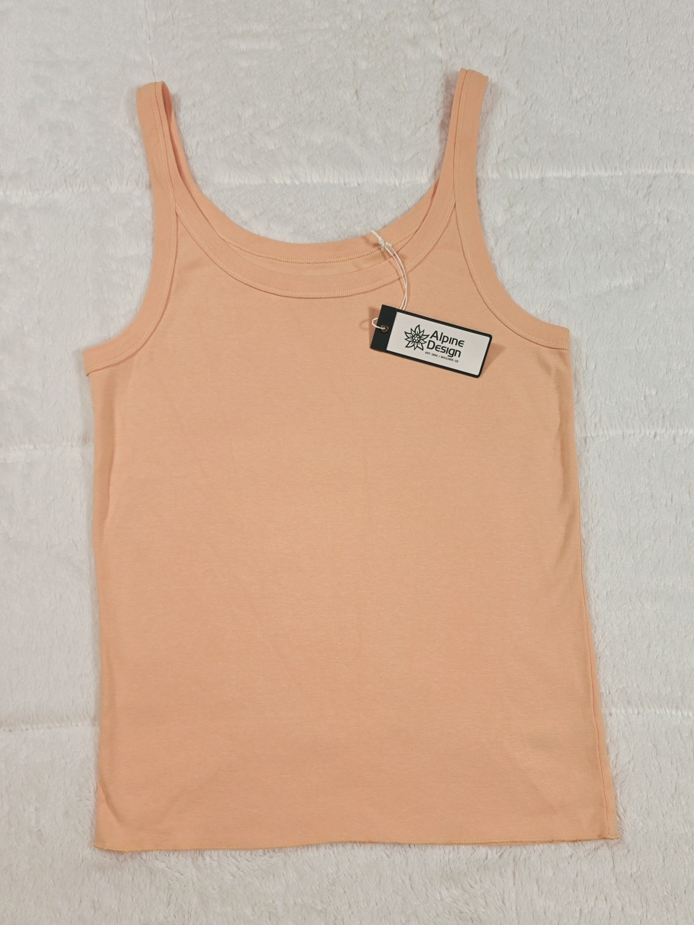 Alpine Peach Crewneck Tank Top